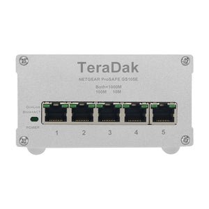 TeraDak 1000M Gigabit Switch 5 Port Switch (OCXO Version) Replacement for Netgear ProSAFE GS105E