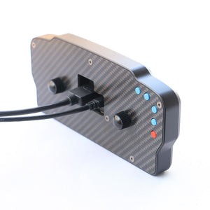 SimLJQ Racing Game Simulator Dashboard 21:9 Wide Screen 7-inch 1280x480 IPS 22PCS RGB LED Support for SIMHUB