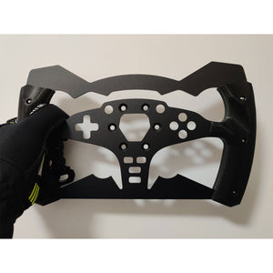 Simplayer Type-A Aluminum Alloy Modification Panel Racing Game Simulator Steering Wheel Panel Mount for MOZA R3/R5 F1/GT