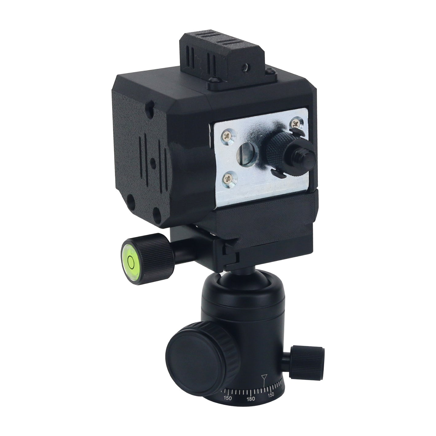 TeSeek Nano Light Pocket Equatorial Mount Star Tracker Integrated Built-in Laser Pointer with Ball-head Gimbal for Astrophotography