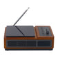 THINKYA Wood-color R02 Retro CD Player 2x1.5W Stereo FM Bi-directional Bluetooth5.0 HiFi Audio Integrated Album Player