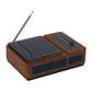 THINKYA Wood-color R02 Retro CD Player 2x1.5W Stereo FM Bi-directional Bluetooth5.0 HiFi Audio Integrated Album Player