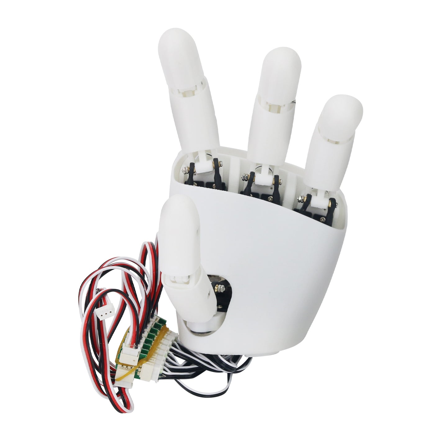 AmazingHand 8DOF 3D Printed Robotic Hand Mechanical Hand (Left-Handed, Feetech Serial Motors)