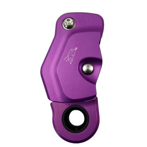 Purple KC Multifunctional Rope Pulley 7075 Aluminum Alloy Stainless Steel Lift Retarder 36KN Descend Device for 10-12mm Ropes