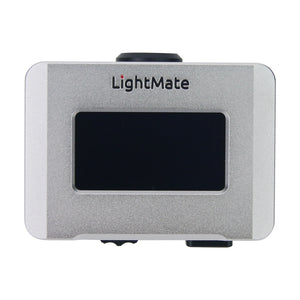 Metal Silvery LightMate 2R Film Camera Light Meter 30°FOV High Precision Chargeable Ambient Light Digital Exposure Meter