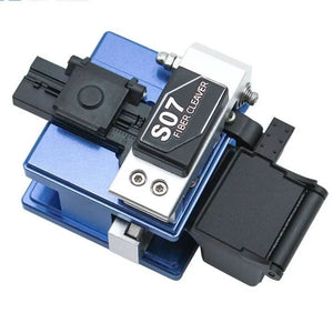 S07 High Precision Optical Fiber Cleaver 16 Cutting Points 0.8-Degree Cutting Angle Support Automatic Blade Reset