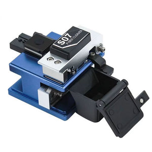 S07 High Precision Optical Fiber Cleaver 16 Cutting Points 0.8-Degree Cutting Angle Support Automatic Blade Reset