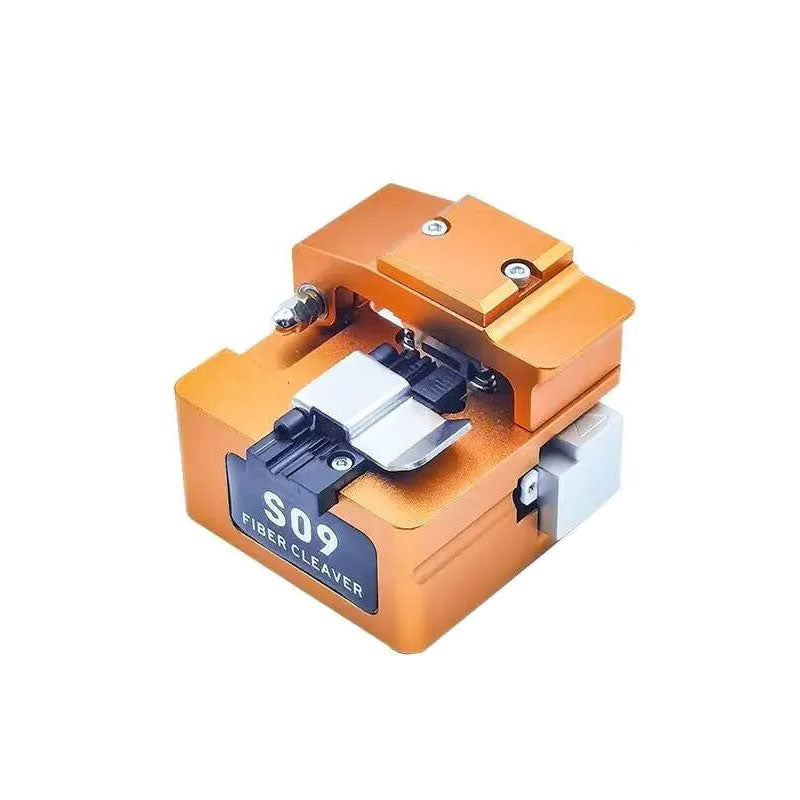 S09 High Precision Optical Fiber Cleaver 16 Cutting Points 0.5-Degree Cutting Angle Support Automatic Blade Reset