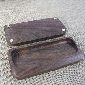 Single High Quality Black Walnut Tilting Base for Nixie Tube Clock DIY Desktop Decoration