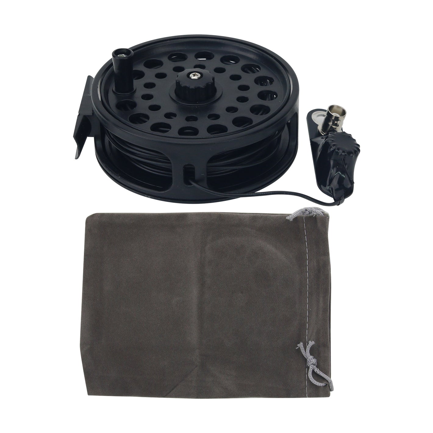 HamGeek Manual Reel HF Antenna M716 1-30MHz Portable Shortwave Antenna Hand Cranked Wire Winding Inverted V Horizontal Balun