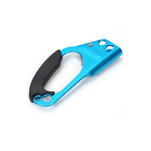 Blue Right-hand Lightweight Handheld Climbing Ascender for High Attitude Operation/Hiking and Rock Climbing