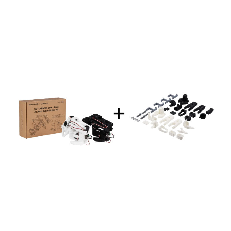 SO-ARM101-Pro Opensource 6DOF Mechanical Arm DIY Kit 30kg.cm AI Arm with 3D Printed Parts Compatible with Hugging Face LeRobot