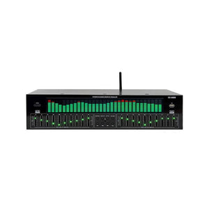 EQ8000 220V Green LED Professional EQ Equalizer Bluetooth5.4 Optical Fiber Coaxial Digital Audio Decoder Processor
