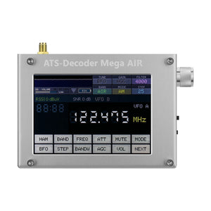 HamGeek ATS-Decoder Air V4.2x 4inch Si4735 Full Band Radio Receiver FM RDS AM Bluetooth with 4-inch Touch Screen
