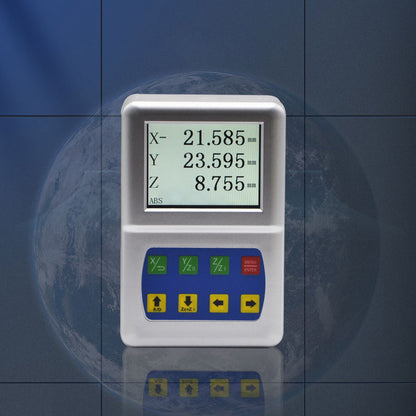 Ditron Silvery D50-3V Industrial 5W 3-Axis Digital Readout with 3.5-inch Color LCD Support PLD/PCD Functions for Linear Scales