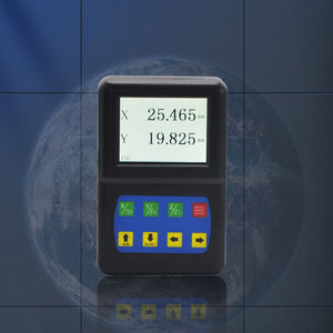 Black D50-2V Industrial 5W 2-Axis Digital Readout with 3.5-inch Color LCD Support PLD/PCD Functions for Linear Scales
