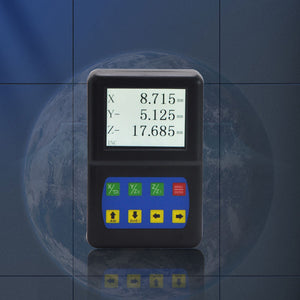 Black D50-3V Industrial 5W 3-Axis Digital Readout with 3.5-inch Color LCD Support PLD/PCD Functions for Linear Scales