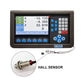 Ditron D80M-2V 2-Axis Digital Readout with 7-inch True Color Screen Support Preview Drawing for Magnetic Linear Scales