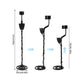 GT3028 Underground Metal Detector Outdoor Handheld Gold Finder with 10-inch IP68 Waterproof Search Coil