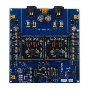 GeeDiy Parallel Version AK4499EXEQ ×2 I²S/DSD DAC Decoder Board AK4499EX DUAL (Finished Dual Inputs)