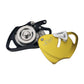 Yellow DS500 Multifunctional Portable Electric Ascender Lift Retarder 250KG Load Capacity Descender for 9-12mm Ropes Climbing