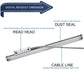 Ditron DC10F Slim Version 0.005mm 401mm-500mm Digital Optical Linear Scale Ruler High Precision Linear Encoder for Milling Machines
