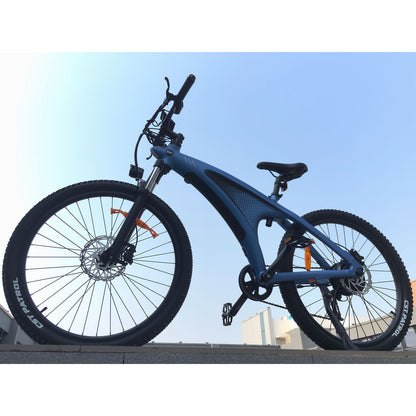 Tebike Q5 48V 13AH 650W 27.5-Inch Electric Bike E-bike (Deep Sea Blue) with 9-speed Transmission System