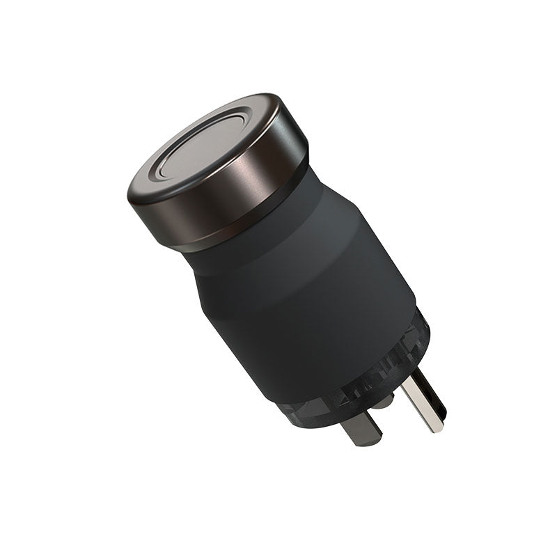 Single Black Crystal Power Purifier HiFi Power Hub Filter Anti-interference Noise Reduction Purification