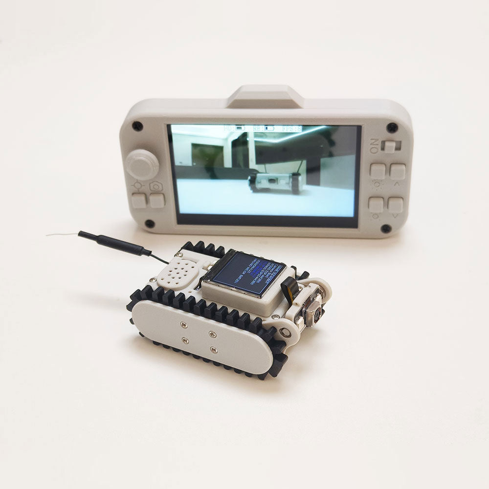 JSZ-ES3 Mini Image Transmission Robot Opensource Intelligent Car Programmable AI Robot with Adjustable Camera and Remote Control