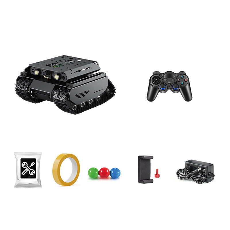 Waveshare UGV Beast PI5 AI Kit Opensource Off-Road Tracked AI Robot Computer Vision Robot with PI5-4GB Motherboard for Raspberry Pi