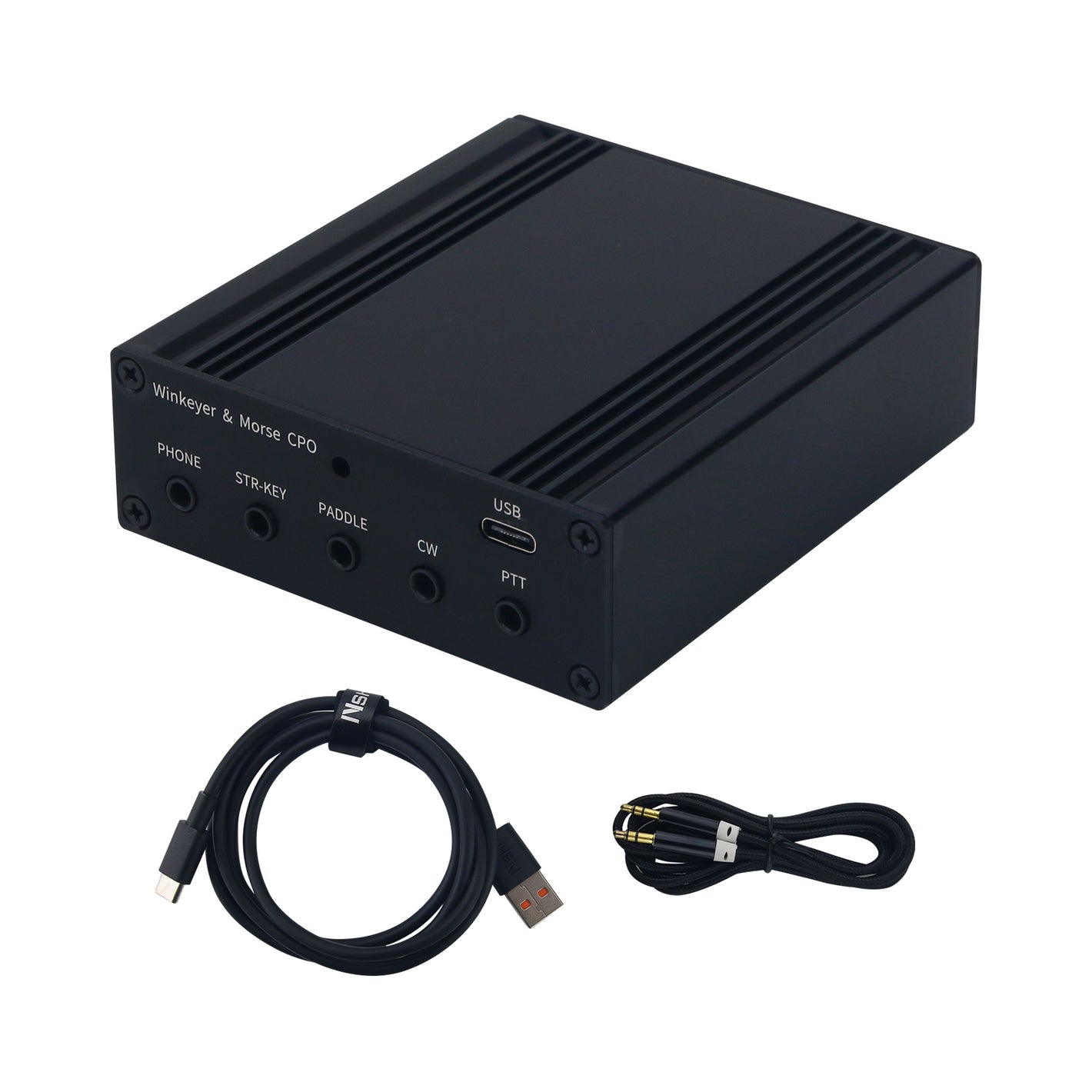 HamGeek ME-16 CW Keyer Morse Code Practice Oscillator DDS Sine Wave CW Trainer Support for Winkey Protocol
