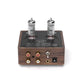 Wooden Shell P5 HiFi Electronic Tube Balanced Headphone Amplifier Dual-mono Design Stereo Preamplifier