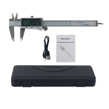 MiYee MY-702-150 0-150mm Rechargeable Digital Vernier Caliper with Back Light Function USB-C Charging Measuring Tools