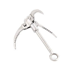 Standard Version Small-size Outdoor Stainless Steel Grappling Hook Foldable Survival Hiking and Climbing Claw