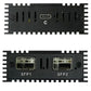 USB4 to Dual-port Fiber SFP+ Ethernet Adapter 10Gb High Speed Network Card Compatible with Thunderbolt 3/4