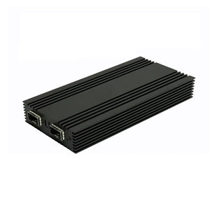 USB4 to Dual-port Fiber SFP+ Ethernet Adapter 10Gb High Speed Network Card Compatible with Thunderbolt 3/4