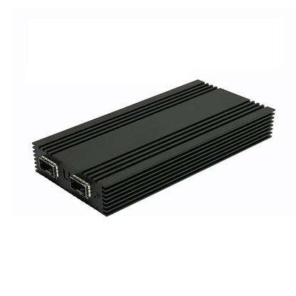 USB4 to Dual-port Fiber SFP+ Ethernet Adapter 10Gb High Speed Network Card Compatible with Thunderbolt 3/4