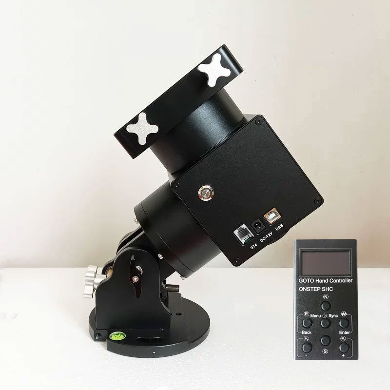 Teseek Black SA-17 Harmonic Equatorial Mount 400:1 Reduction Driving Support for ZWO Box/NINA/Onstep with Handheld Controller