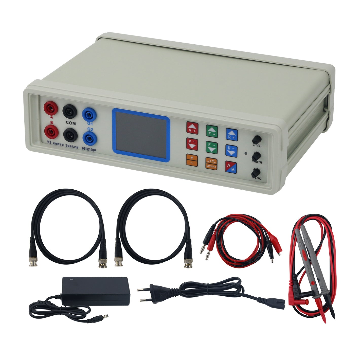NI210P VI Curve Tester Dual Channel Display Voltage/Frequency/Internal Resistance Adjustment for Oscilloscopes
