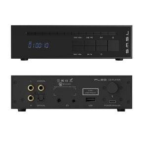SMSL Black PL20 Bluetooth5.3 Lossless CD Player Ripping Machine Digital Audio Player CS43131x2 DAC