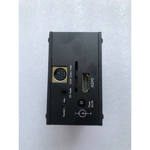 Black Mister FPGA Retro Game Console Built-in 64GB TF Card with Aluminum Alloy Shell (for Sega Saturn Video Port)