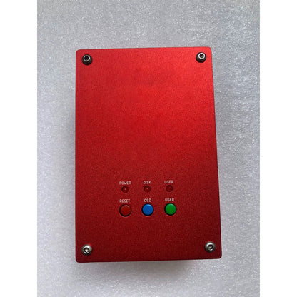 Red Mister FPGA Retro Game Console Built-in 64GB TF Card with Aluminum Alloy Shell (VGA Female Port)