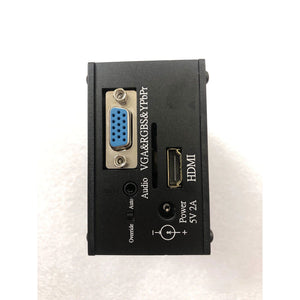 Black Mister FPGA Retro Game Console Built-in 64GB TF Card with Aluminum Alloy Shell (VGA Female Port)