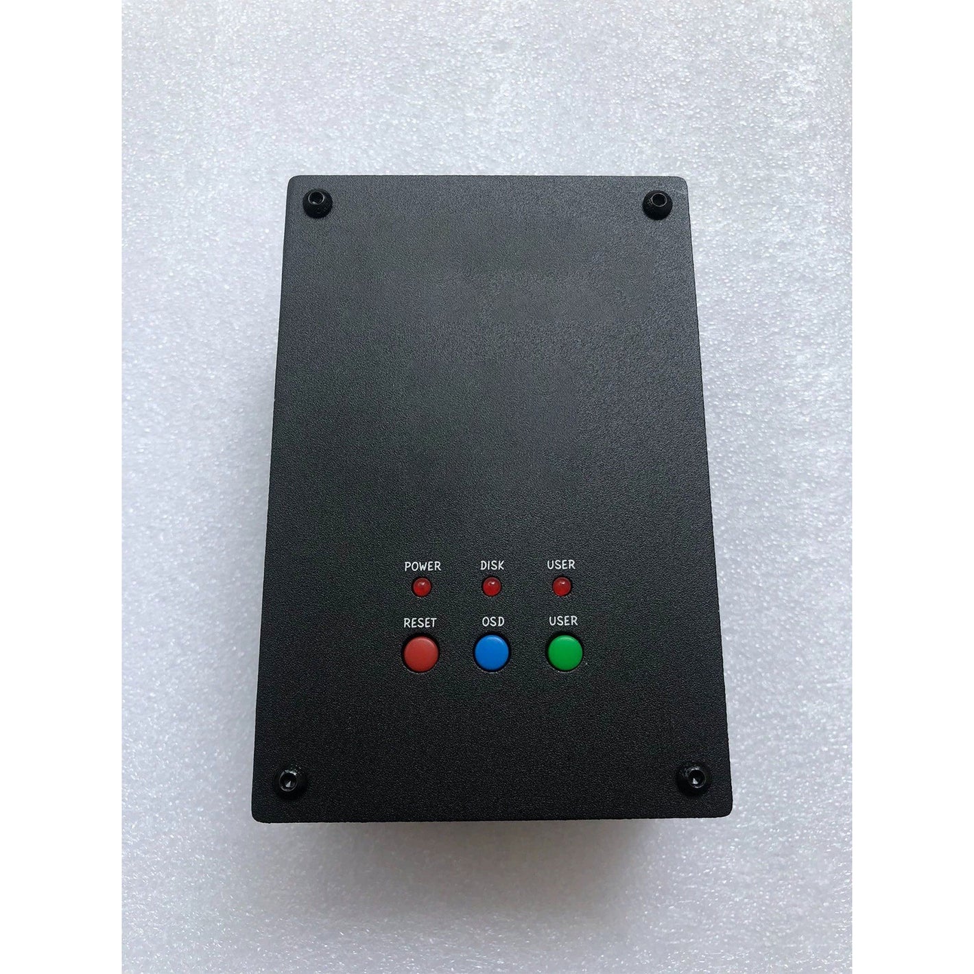 Black Mister FPGA Retro Game Console Built-in 64GB TF Card with Aluminum Alloy Shell (VGA Female Port)