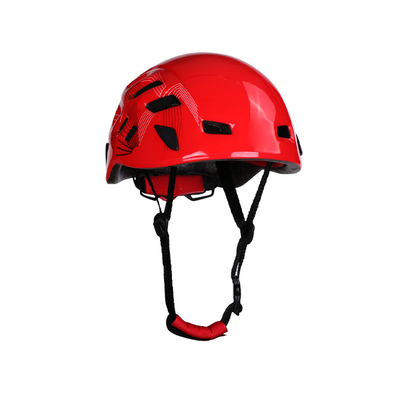 Peakseek Red Multifunctional Outdoor Rock Climbing Helmet 57-62CM Adjustable Lightweight Safety Helmet
