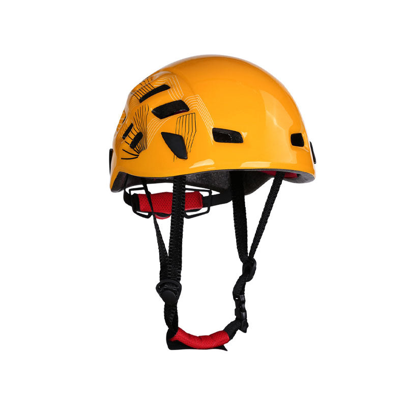 Peakseek Orange Multifunctional Outdoor Rock Climbing Helmet 57-62CM Adjustable Lightweight Safety Helmet