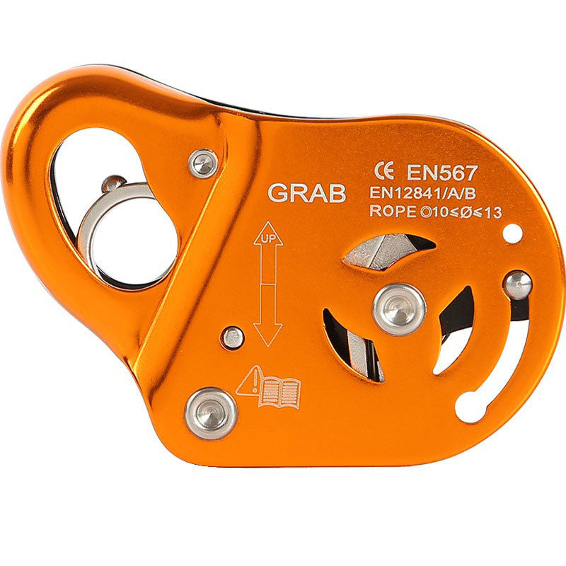 Thanksbuyer Rock Climbing Ascending and Descending Anti-fall Device 22KN Rope Gripper Automatic Follow-up Fall Arrester