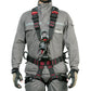 Peakseek Large Suite Full-body Safety Belt Outdoor Rock Climbing Harness Five-point Anti-fall Protection Equipment