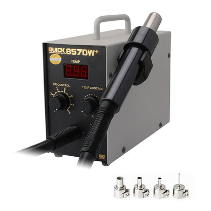110V 857DW+ Intelligent LED Hot Air Desoldering Station 580W High Power Repair Tool for Cellphones/PCB/SMD