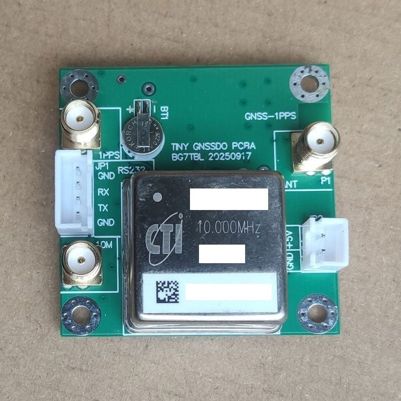 TINY-GNSSDO-PCBA 10MHz High Precision GNSS Disciplined Oscillator Module 1PPS Output with SMA Connector